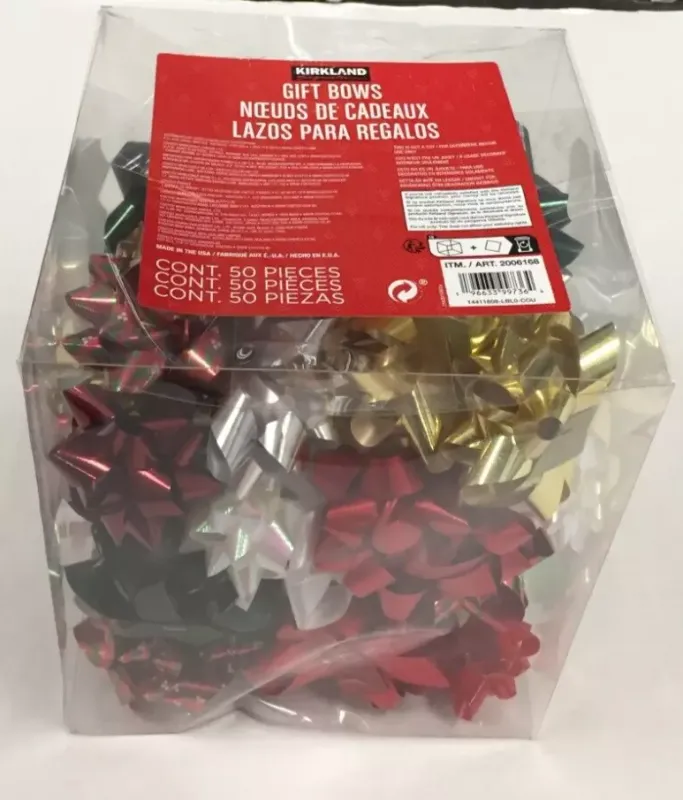 Photo 1 of Kirkland Signature Gift Bows Assorted Colors 40 Count