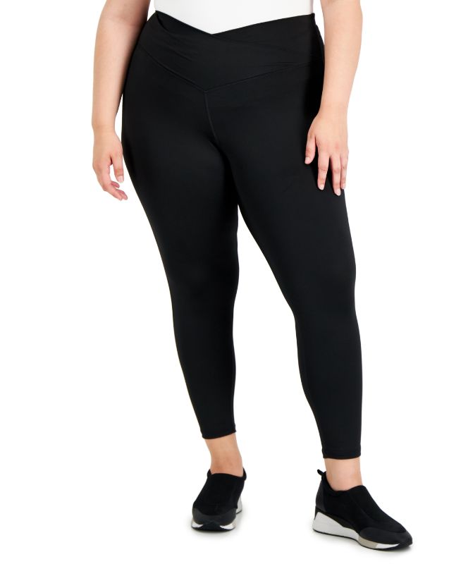 Photo 1 of SIZE 1X Jenni Plus Size Solid 7/8 Leggings