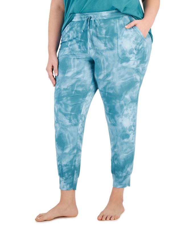 Photo 1 of SIZE 3X Alfani Plus Size Printed Essential Jogger Pants,