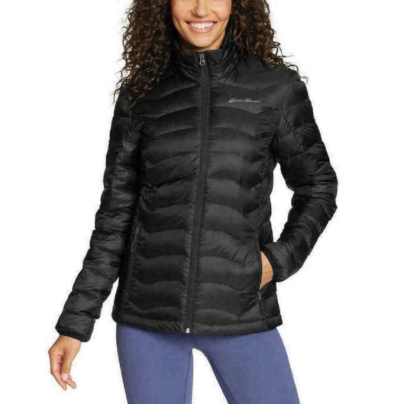 Photo 1 of SIZE S EDDIE BAUER BLACK PUFFER WOMEN'S JACKET 