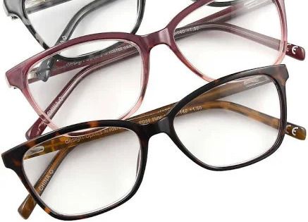 Photo 1 of 2 PACK DesignOptis by Foster Grant Kiersey Plastic Reading Glasses +2.50