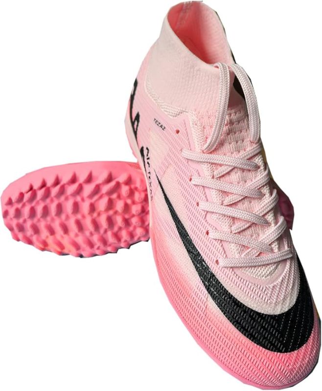 Photo 1 of Ruran Mens High-Top Soccer Cleats Womens Turf Football
Men's Size 7
Women's Size 9