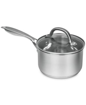 Photo 1 of Sedona Kitchen Pro Stainless Steel 1.5-Qt. Saucepan with Glass Lid - Silver

Built to last, the Sedona Pro 1.5-quart saucepan features durable, 5-layer stainless steel construction with an encapsulated base for even heating on any cooktop, including induc