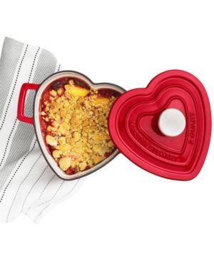Photo 1 of Martha Stewart Collection Enameled Cast Iron 2-Qt. Heart-Shaped Casserole