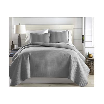 Photo 1 of Southshore Fine Linens Oversized Lightweight 3-Pc. Quilt Set, King/California King - Gray