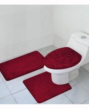 Photo 1 of Popular Bath Florence 3-Pc. Rug Set - Burgundy
