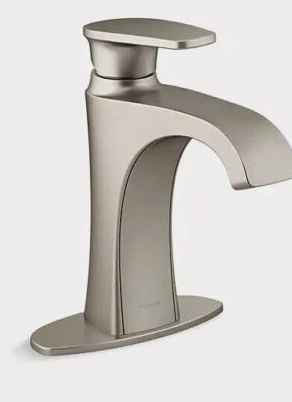 Photo 1 of Kohler Tome Single Handle Bathroom Faucet – Brushed Nickel 