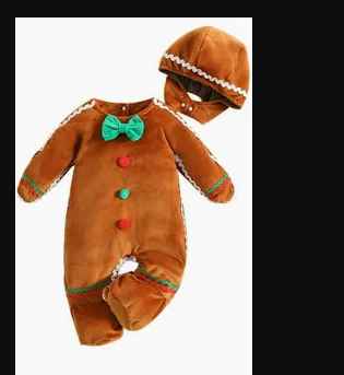 Photo 1 of 0-3 month Gingerbread men Baby  costume  