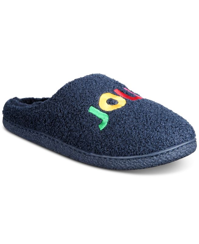 Photo 1 of Size 8-9 Family Pajamas Men's Jolly Closed-Toe Slippers