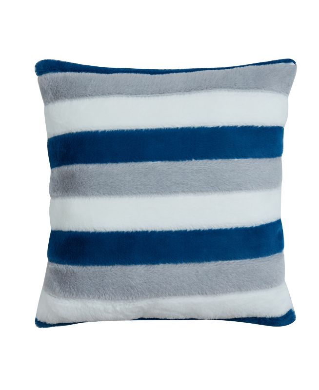 Photo 1 of BearPaw Faux Fur Pieced Decorative Pillow, 20" X 20"