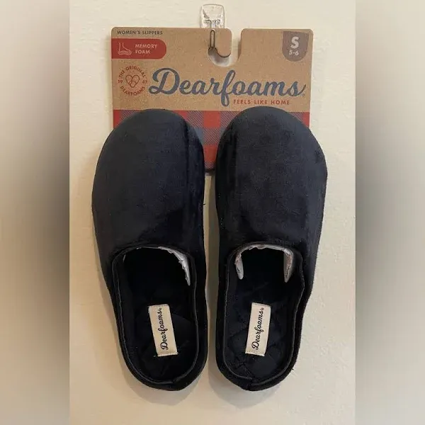 Photo 1 of Size L 9-10 Dearfoam women's slippers gel infuse memory foam