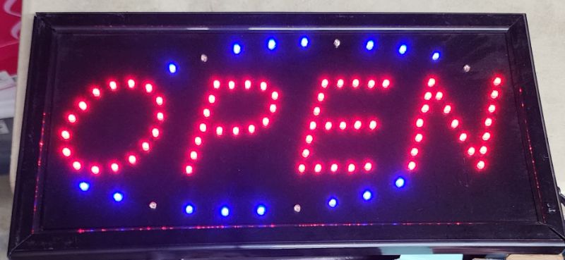 Photo 1 of Open sign 