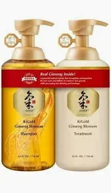 Photo 1 of Daeng Gi Meo Ri Ki Gold Ginseng Blossom Shampoo & Treatment Set [Real Ginseng Inside!] 24 Fl. Oz. each.