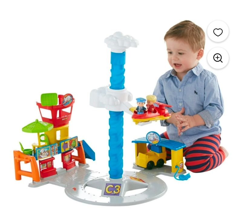 Photo 1 of Fisher Price Little People Spinnin' Sounds Airport French Edition (Excellent Used Condition All pieces available- Sounds works)