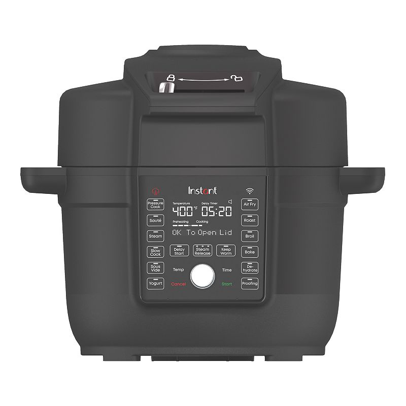 Photo 1 of Instant Pot Duo Crisp with Ultimate Lid WiFi 6.5-Qt. Multi-Cooker + Air Fryer Combo, Black