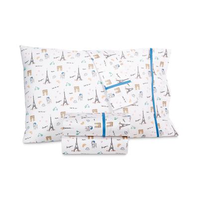 Photo 1 of Whim by Martha Stewart Collection Paris 250 Thread Count 100% Cotton 2-Pc. Sheet Set, Twin - Paris