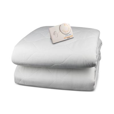 Photo 1 of Biddeford Quilted Electric Twin Mattress Pad - White