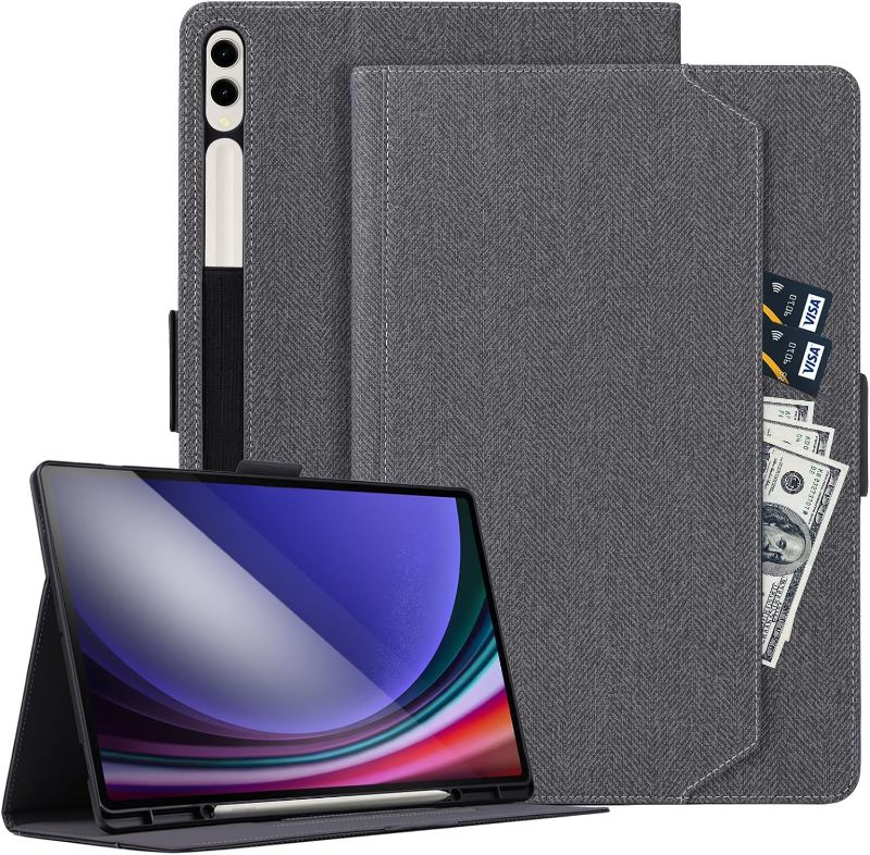 Photo 1 of Case for Samsung Galaxy Tab S9 Plus 12.4 Inch 2023 with S Pen Holder (SM-X810/X816B/X818U),Grey
