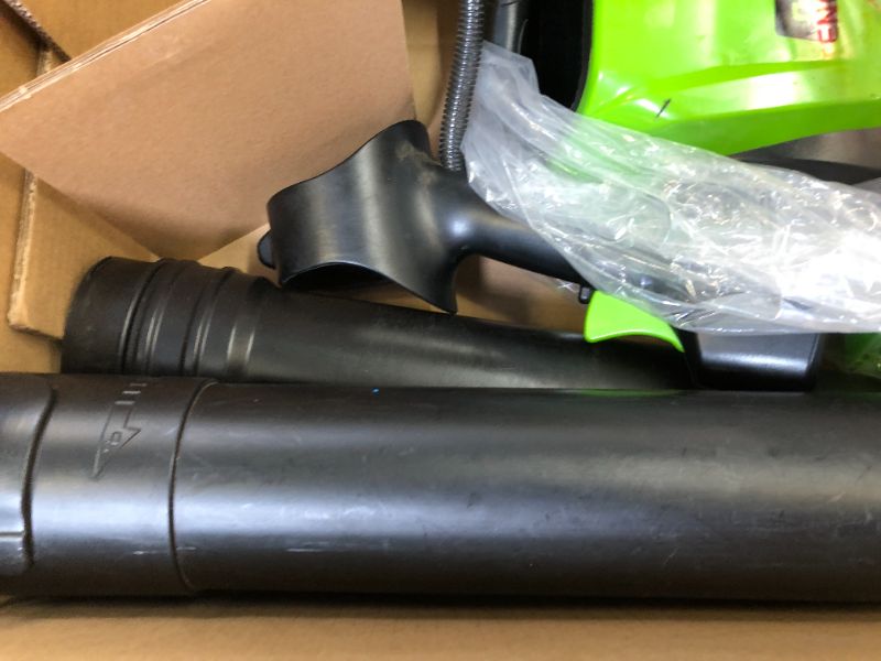 Photo 1 of Greenworks 80V (180 MPH / 610 CFM / 75+ Compatible Tools) Cordless Brushless Backpack Blower, Tool Only
