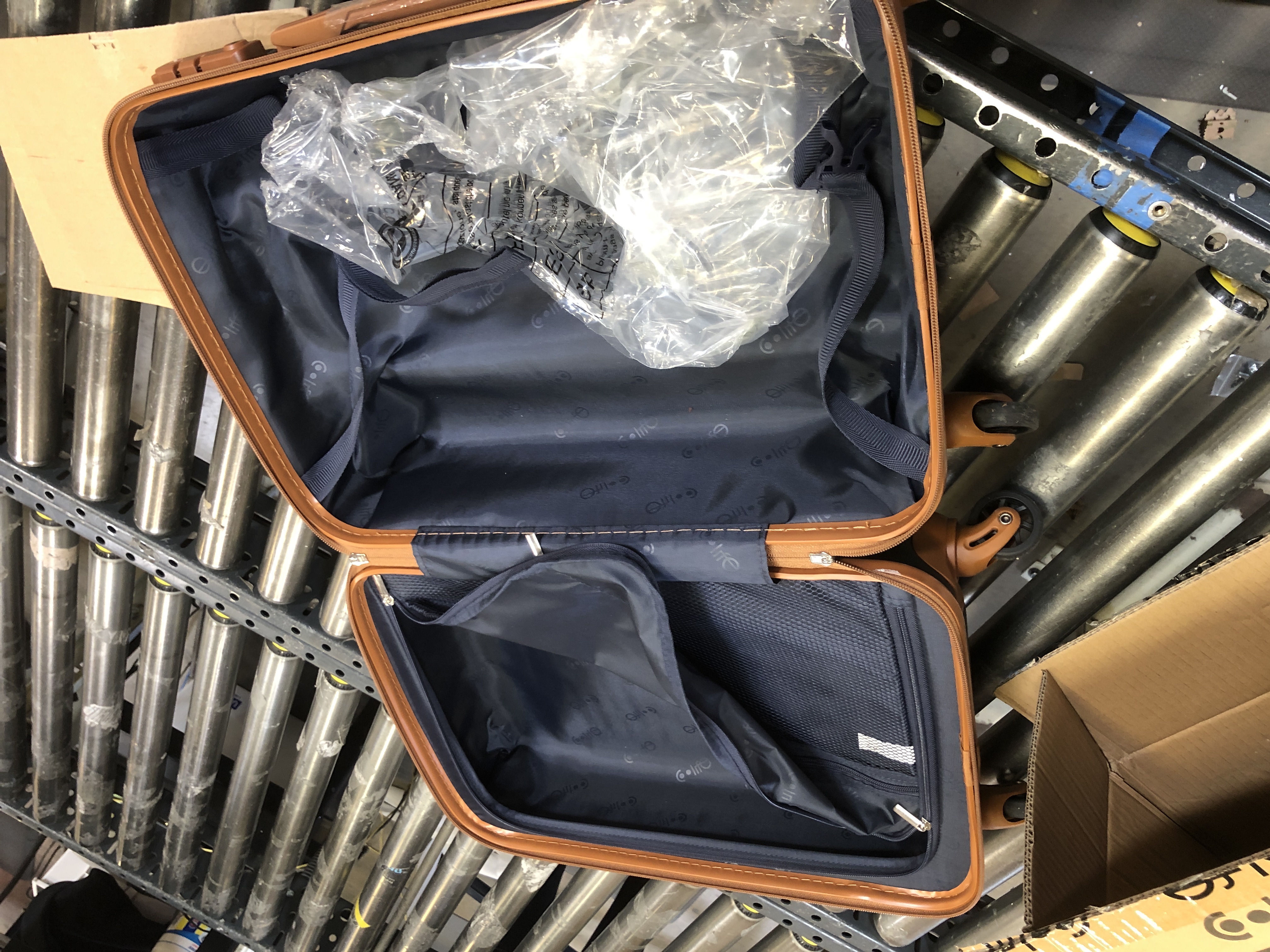 Photo 2 of Coolife Suitcase On Travel Luggage TSA Lock Spinner Wheels Hardshell Lightweight Luggage Set(Black, 3 piece set (BP/TB/20