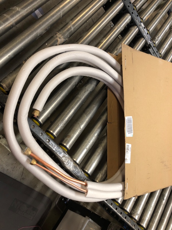 Photo 2 of TADERUILY 16 Ft Mini Split Line ,Air Conditioning Copper Tubing Pipe Extension,1/4" & 3/8" PE Thickened for AC and Heating Equipment 