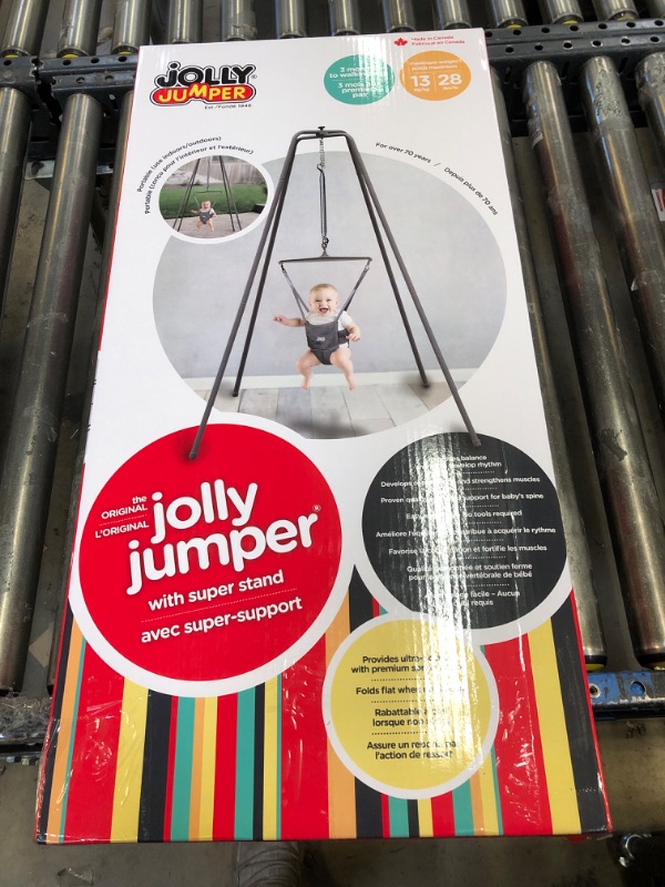 Photo 3 of Jolly Jumper - The Original Baby Exerciser with Super Stand for Active Babies that Love to Jump and Have Fun