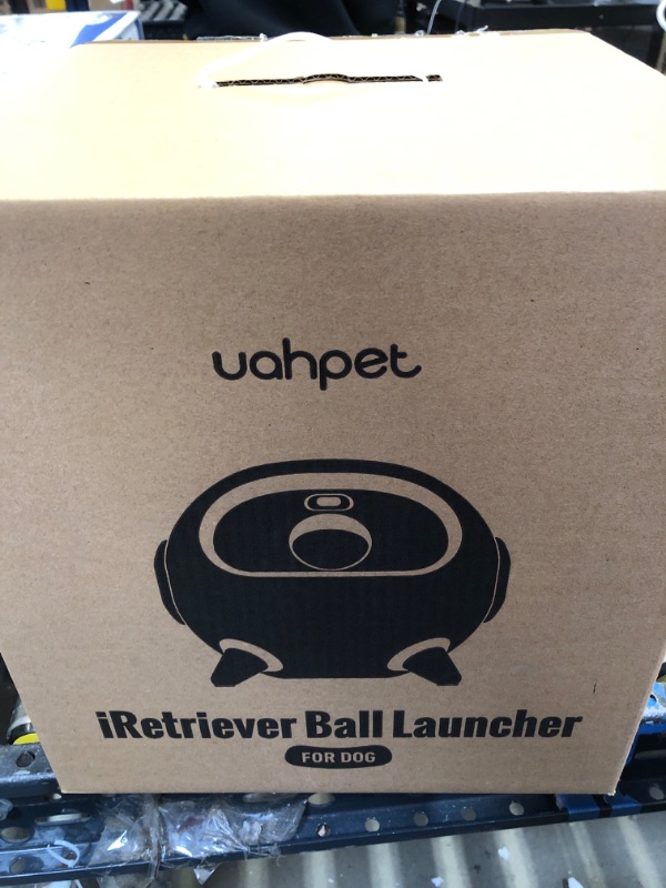 Photo 3 of uahpet iRetriever Dog Ball Launcher with 3Pcs Balls, Automatic Obstacle Avoidance Dog Ball Launcher Suitable for Medium & Large Dogs