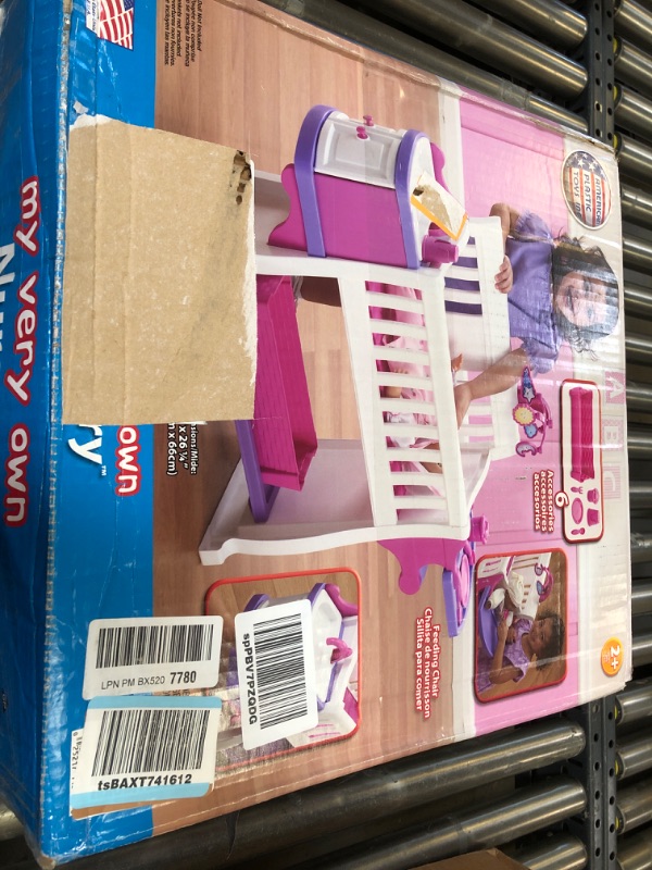 Photo 3 of American Plastic Toys Kids’ My Very Own Nursery Baby Doll Playset, Doll Furniture, Crib, Feeding Station, Learn to Nurture and Care, Durable and BPA-Free Plastic, for Children Ages 2+