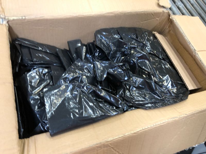 Photo 2 of -UNKNOWN AMOUNT- 45 Gallon Trash Bags, (Value-Pack 100 Bags w/Ties) Extra Large Black Garbage Bags - 39 Gallon - 40 Gallon - 42 Gallon - 44 Gallon - 45 Gallon Large Trash Bag Can Liners Capacity