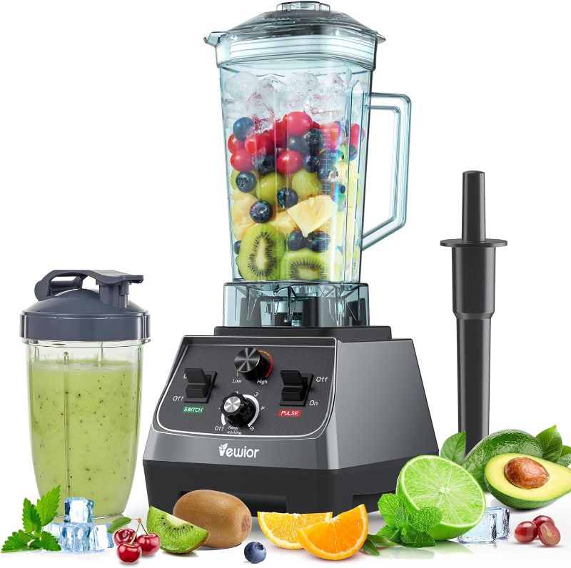 Photo 1 of VEWIOR 2200W Blenders for Kitchen, Professional Smoothie Blender with 68oz Tritan Container & 27oz To-Go Cup, Countertop Blender for Smoothies