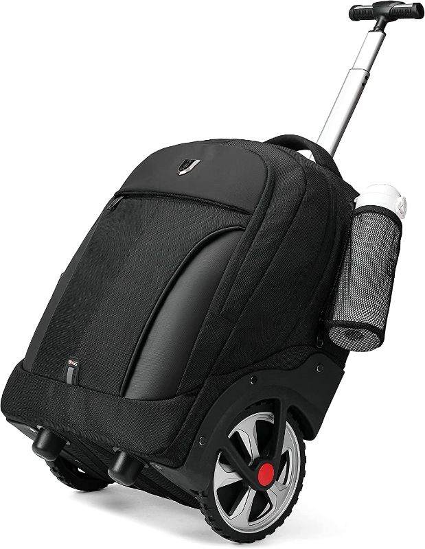 Photo 1 of Waterproof Wheeled Laptop Backpack for Business, College, and Travel - Fits 15.6-inch Laptops
