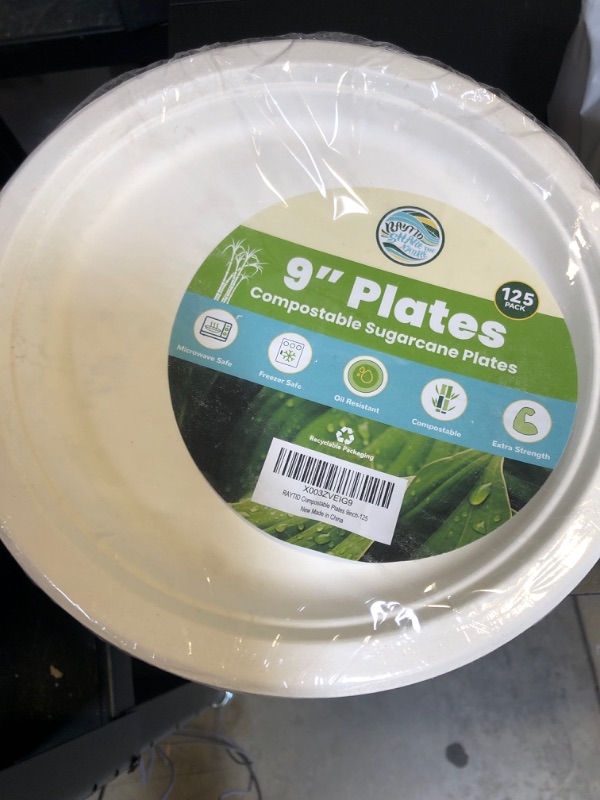 Photo 1 of 9'' plates 125 pack 
