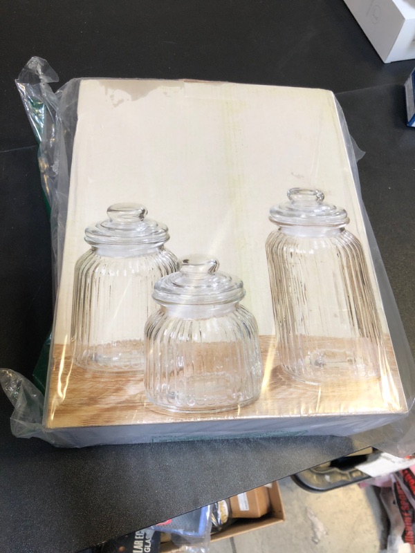 Photo 2 of Storage Jars / Set of 3 / Height 15 to 23 cm