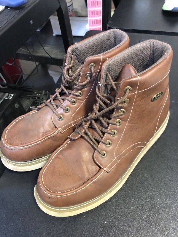 Photo 1 of Lugz Mens Cypress Lace Up Casual Boots Ankle - Brown
size 13 
