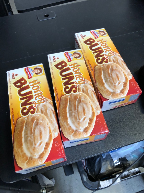 Photo 2 of Little Debbie Honey Buns, 36 Individually Wrapped Breakfast Pastries (3 BOXES 5-20-24