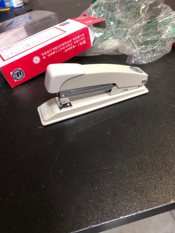 Photo 1 of Desk Stapler, Office Desktop Stapler, 25 Sheet Capacity with Staples Non-Slip 