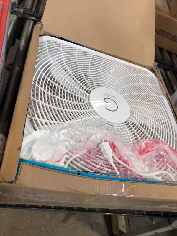 Photo 2 of Genesis 20" Box Fan, 3 Settings, Max Cooling Technology, Carry Handle, White (G20BOX-WHT)