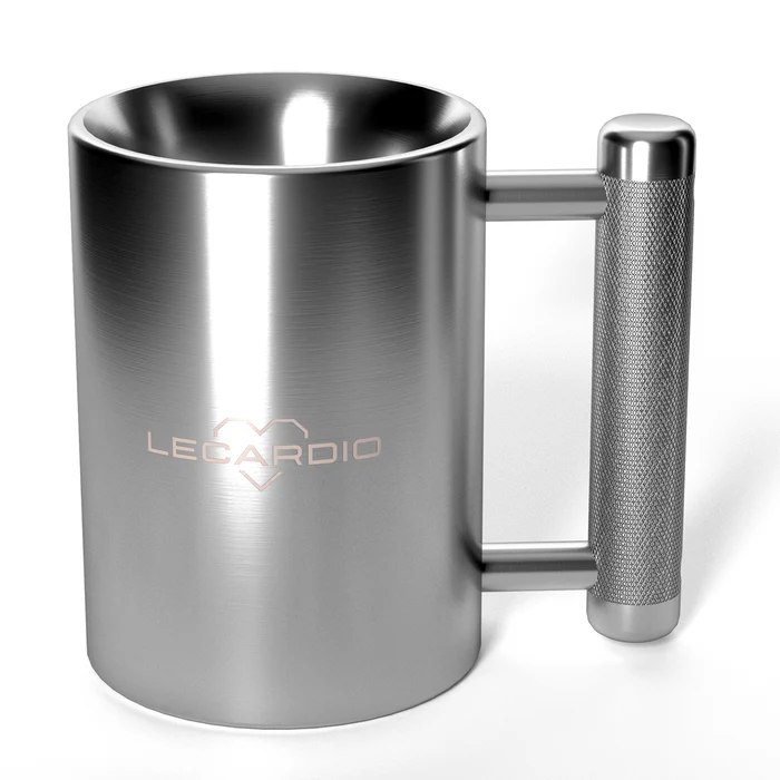 Photo 1 of Heavy Mug 8KG/18LB 300ML - Stainless Steel Fitness Water Cup | Durable Weightlifting Plate Design | Gym, Workout, and Coffee Enthusiast Gift | BPA-Free Sports Bottle
