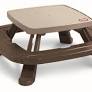Photo 1 of Little Tikes Fold 'n Store Picnic Table , Brown (632433M)