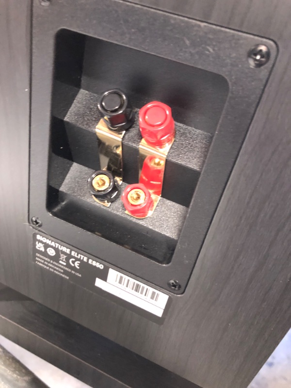 Photo 1 of Polk Audio Signature Elite ES55 Tower Speaker - Hi-Res Audio Certified and Dolby Atmos & DTS:X Compatible, 1" Tweeter & (2) 6.5" Woofers, Polk Power Port Technology for Effortless Bass, Stunning Black

