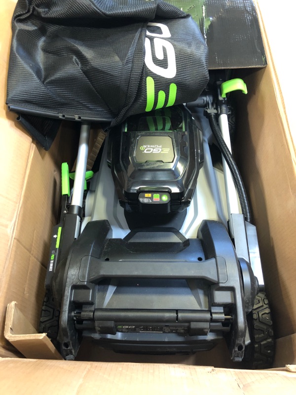 Photo 4 of EGO Power+ LM2101 21-Inch 56-Volt Lithium-ion Cordless Lawn Mower 5.0Ah Battery and Rapid Charger Included
