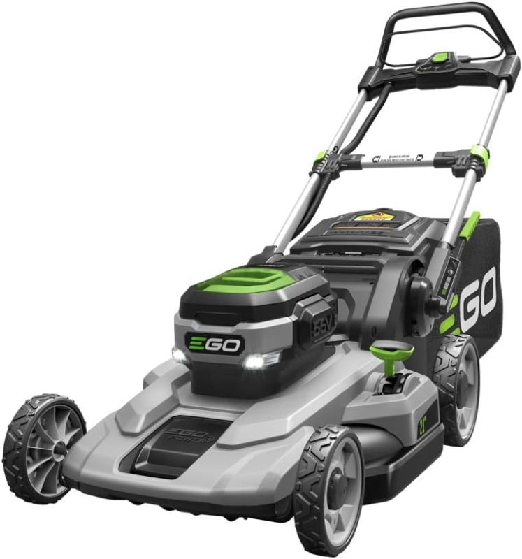 Photo 1 of EGO Power+ LM2101 21-Inch 56-Volt Lithium-ion Cordless Lawn Mower 5.0Ah Battery and Rapid Charger Included
