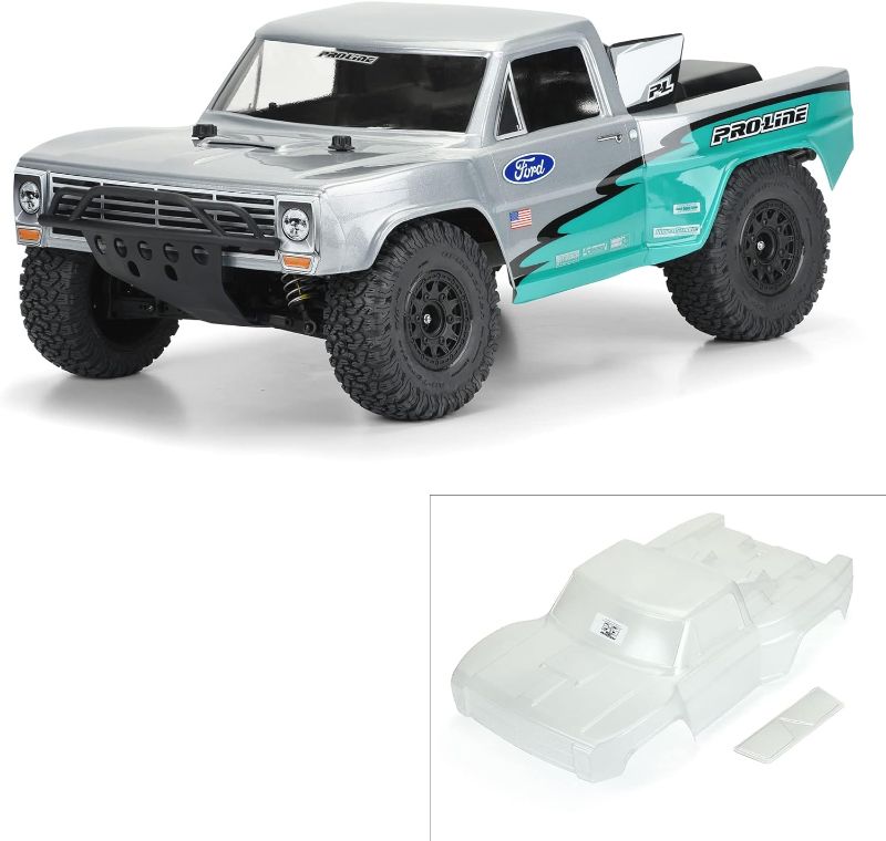 Photo 1 of Pro-line Racing Pre-Cut 1967 Ford F-100 Clear Body for SC PRO355117 Car/Truck Bodies Wings & Decals
