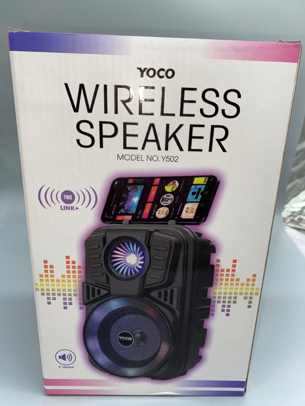 Photo 1 of Bluetooth Speaker YOCO Wireless Rechargeable with Phone Holder