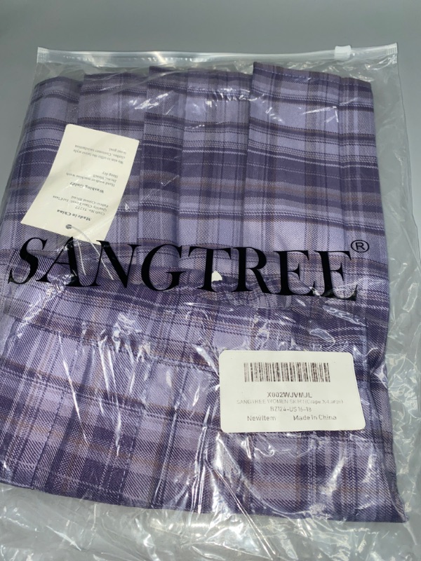 Photo 3 of Size XL SANGTREE Women's Pleated Mini Skirt with Comfy Casual Stretchy Band Skater Skirt, US XS - US 4XL
