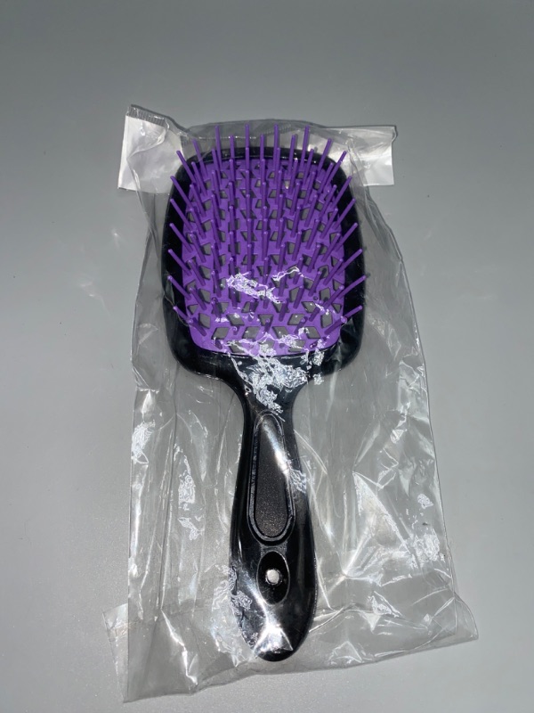 Photo 3 of Cut-out comb, mesh comb, airbag comb, curly hair, fluffy styling comb, massage detangling comb, wet and dry hairdressing comb
