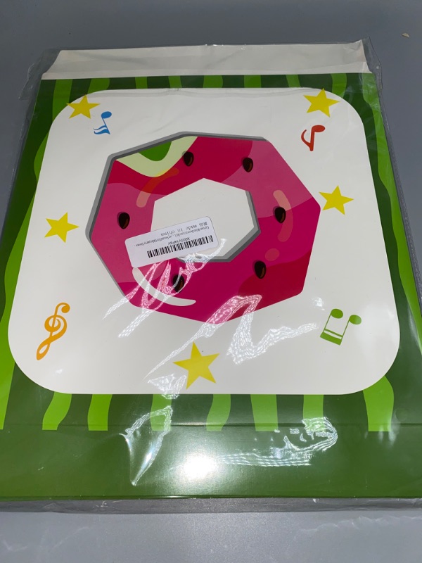 Photo 3 of Cartoon Melon 2nd Birthday Balloon Boxes Party Supplies Decorations, 3pcs Watermelon One In A Melon Theme Party Gift Boxes Blocks Decor with TWO Cake Smash Backdrop
