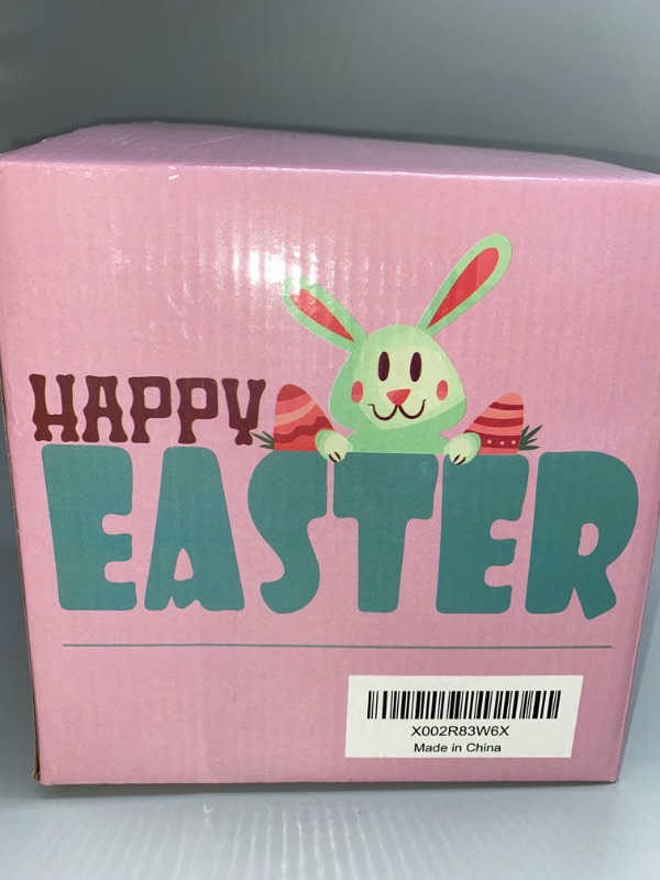 Photo 1 of Gemmy Airblown Inflatable Easter Egg, 4.5 ft Tall, Pink
