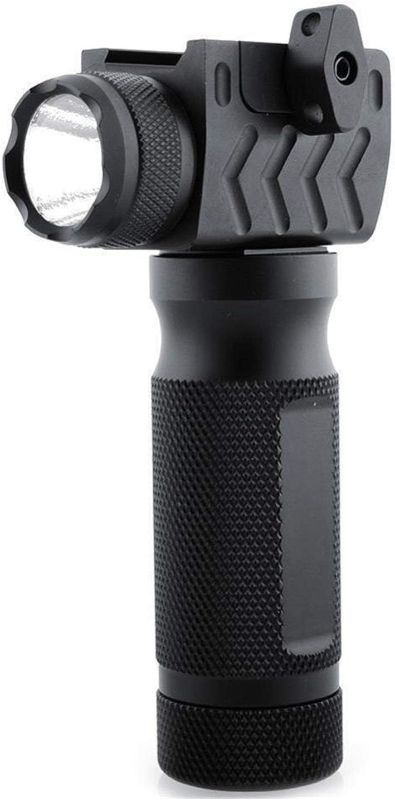 Photo 1 of led Light bar Flashlight 20mm Hanging Strong LED Flashlight Grip Aluminum Alloy Flashlight Light bar (Color : Black)
