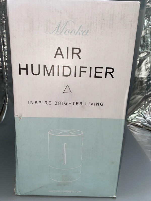 Photo 3 of Mooka Humidifier, 4.5L(1.2Gal) Cool Mist Humidifier, Top Fill Cool Mist Humidifier for Bedroom, Large Room, Quiet Operation, 13-40 Hours, Auto Shut-Off Product Name
